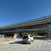Il sopralluogo della Provincia al cantiere della SP 589 Il sopralluogo della Provincia al cantiere della SP 589