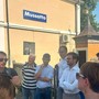 Il sopralluogo al passaggio a livello del Mussoto (Credito Gioetti) Il sopralluogo al passaggio a livello del Mussoto (Credito Gioetti)