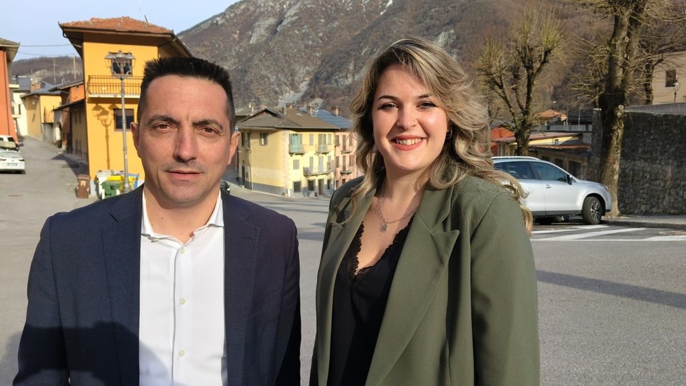 Il sindaco Giordana ed il vicesindaco Giraudo Il sindaco Giordana ed il vicesindaco Giraudo
