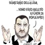 La rielezione di Salvini nella vignetta di Danilo Paparelli La rielezione di Salvini nella vignetta di Danilo Paparelli