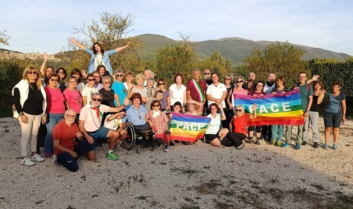 Il gruppo di Saluzzo alla Marcia PerugiaAssisi Il gruppo di Saluzzo alla Marcia PerugiaAssisi