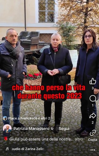 Il Comune di Cuneo contro il femminicidio: &quot;Giulia potrebbe essere figlia di tutti noi, ma anche chi l'ha assassinata&quot;