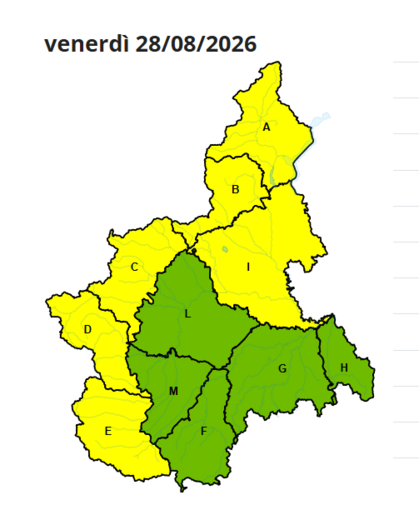 METEO / Temporali in arrivo sul Cuneese: per venerdì scatta l’allerta gialla nelle valli METEO / Temporali in arrivo sul Cuneese: per venerdì scatta l’allerta gialla nelle valli