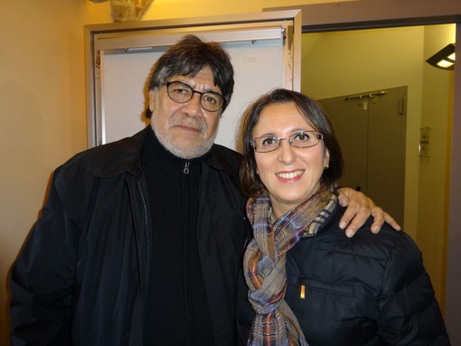 Silvia Gullino con il compianto Luis Sepúlveda Silvia Gullino con il compianto Luis Sepúlveda