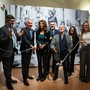 Il taglio del nastro della mostra "Ferdinabdo Scianna "la moda, la vita" alla Castiglia di Saluzzo