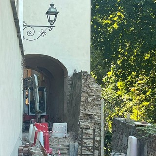 I lavori in via Santa Chiara