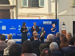 Il sindaco Portera e la baby sindaca Adele Mellano