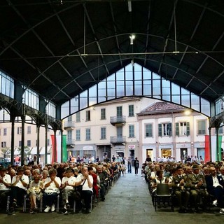 Saluzzo, Raduno fanfare alpini per i 65 anni di Ana Monviso- foto Paola Ravazzi