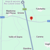 Il punto dove è avvenuto l'incidente