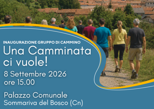 Sommariva del Bosco, nasce il Gruppo di Cammino “Una Camminata ci vuole!”