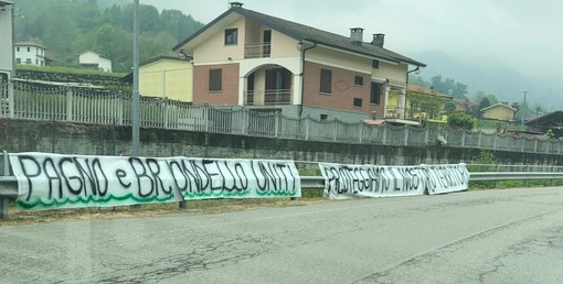 La valle Bronda protesta contro il Centro di accoglienza: striscioni, firme ed esposto firmato da 183 cittadini
