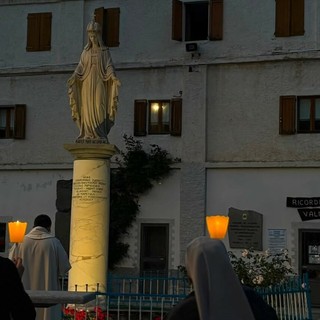 Processione in notturna al Santuario di Valmala Processione in notturna al Santuario di Valmala