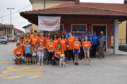 Più di 50 i volontari in campo a Vottignasco per &quot;Spazzamondo&quot;