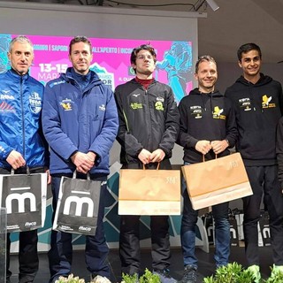 Il podio assoluto maschile di Saluzzo