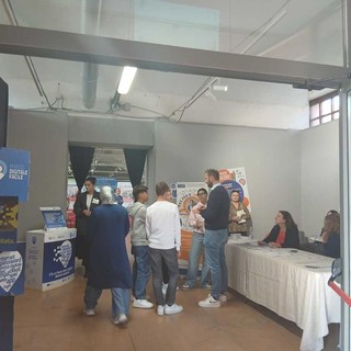 Saluzzo, ingresso al Salone dell'Orientamento scolastico 2025 Saluzzo, ingresso al Salone dell'Orientamento scolastico 2025
