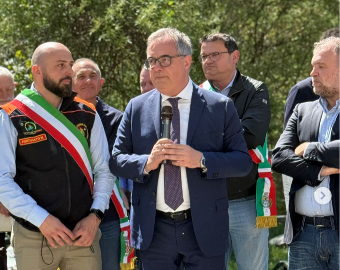 A Macra l'assessore Gallo ha inaugurato i nuovi mezzi per gli AIB della Granda