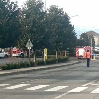 L'intervento dei Vigili del Fuoco