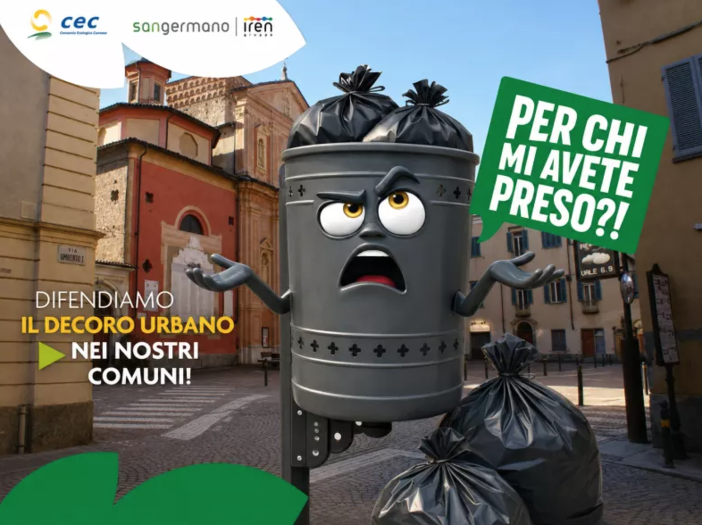 Anche a Busca la campagna di sensibilizzazione contro l'uso errato dei cestini pubblici Anche a Busca la campagna di sensibilizzazione contro l'uso errato dei cestini pubblici