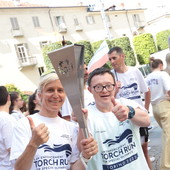 Il Torch Run dei Giochi Nazionali Estivi Special Olympics è arrivato a Cuneo [FOTO E VIDEO]