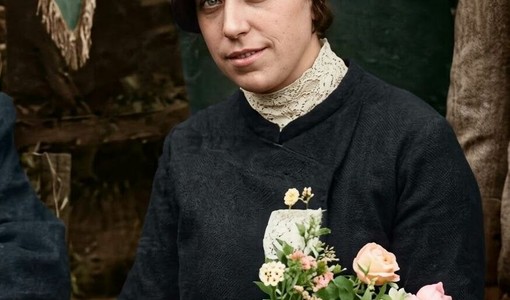 Clotilde Faramia Luciano all'inaugurazione della sede degli Alpini di Savigliano dopo la seconda Guerra mondiale