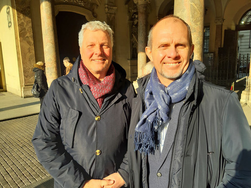 Il presidente Stefano Rossotto e Luigi Andreis direttore Cia delle Alpi Il presidente Stefano Rossotto e Luigi Andreis direttore Cia delle Alpi