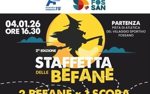 Fossano: al Villaggio sportivo la seconda “Staffetta delle Befane”