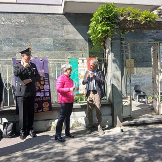 Saluzzo la posa della pietra di inciampo in onore dell'avvocato Giuseppe Bonatesta