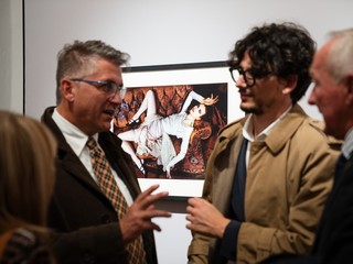 Saluzzo, inaugurazione della mostra alla Castiglia di Ferdinando Scianna "La moda, la vita". Saluzzo, inaugurazione della mostra alla Castiglia di Ferdinando Scianna "La moda, la vita".