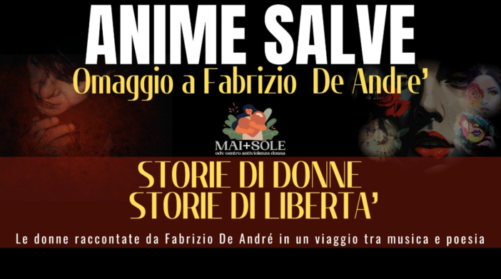 Saluzzo, a Villa Radicati “Storie di donne, storie di libertà” con le Anime Salve e Mai Più Sole Saluzzo, a Villa Radicati “Storie di donne, storie di libertà” con le Anime Salve e Mai Più Sole