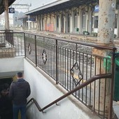 Il sottopassaggio della stazione ferroviaria di Savigliano