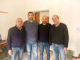 Da destra il sindaco di Montemonaco Onorato Corbelli, il tecnico del comune, Alessandro Scanavino e Giuseppe Sorasio