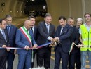 Matteo Salvini e Phlippe Tabarot nel momento del taglio del nastro