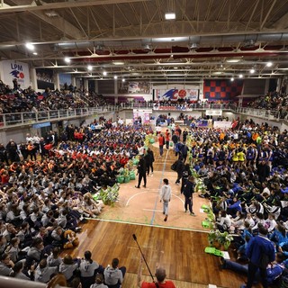 Un momento delle premiazioni (foto Luciano Pecchenino)