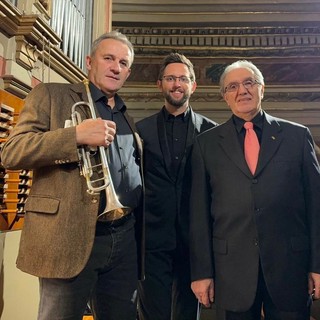 Il Musical Trio formato dal tenore Michelangelo Pepino, dal trombettista Marco Bellone e dal pianista Lorenzo Martini Il Musical Trio formato dal tenore Michelangelo Pepino, dal trombettista Marco Bellone e dal pianista Lorenzo Martini