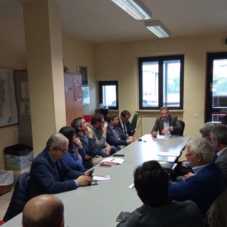 Un momento del tavolo di coordinamento convocato a Cuneo