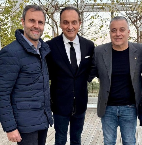Il neo presidente Tosa con il Governatore Cirio e il vice Graglia Il neo presidente Tosa con il Governatore Cirio e il vice Graglia