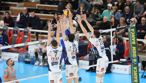 A Cuneo non riesce l'impresa a Trento: Itas vince 3-0 (Foto Beatrice Bramardi)