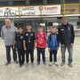Terzo da dx il vincitore degli under 12 Tiago Biglione dell'Auxilium Saluzzo