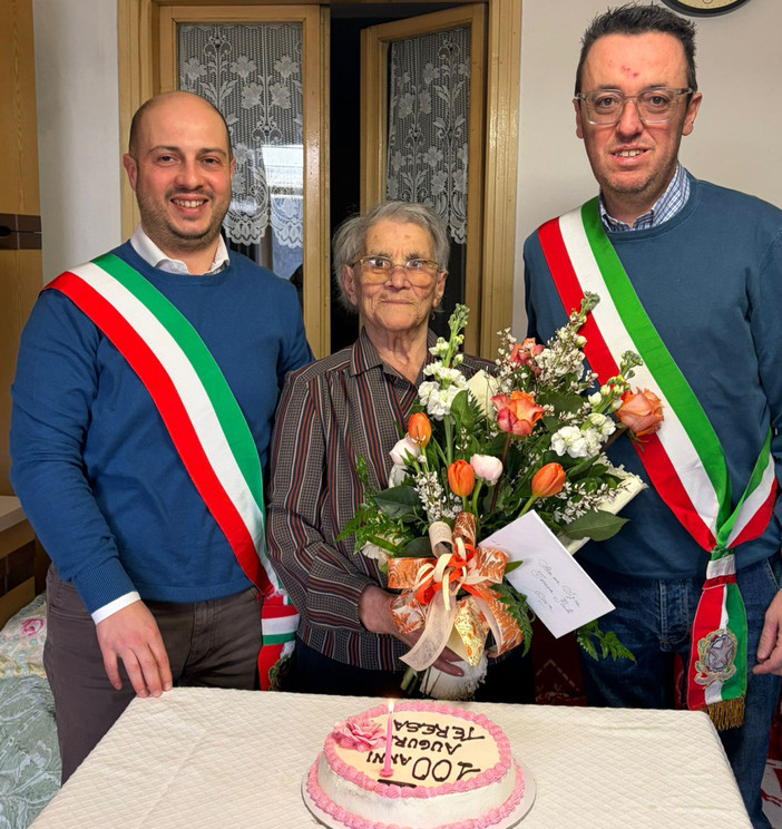 Ceva festeggia i cento anni della signora Teresa Prato
