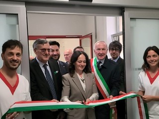 Momenti del tour inaugurale all'ospedale di Saluzzo Momenti del tour inaugurale all'ospedale di Saluzzo
