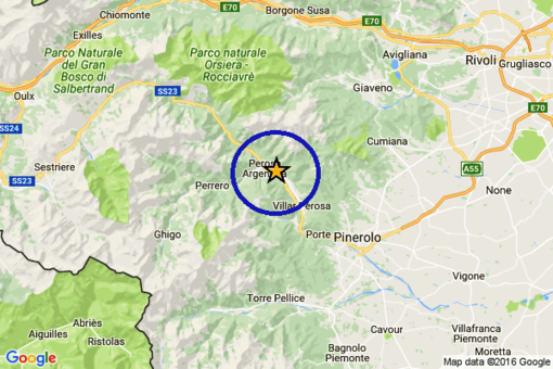 Scossa di terremoto di magnitudo 3.9 con epicentro nel Pinerolese, avvertita in Valle Po, a Fossano, Savigliano e Cuneo