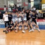 La squadra albese dopo la vittoria con Livorno La squadra albese dopo la vittoria con Livorno