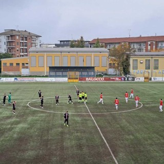 Uno scatto della sfida di campionato al Pochissimo