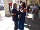 ugo Sturlese con la consigliera regionale Giulia Marro ugo Sturlese con la consigliera regionale Giulia Marro
