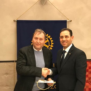 Marco Viglino,  Presidente del Tribunale di Sorveglianza di Torino e Giovanni Benedetto presidente Rotary club Saluzzo