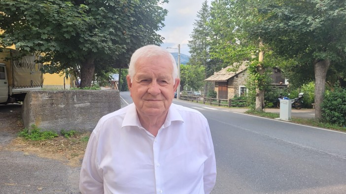 Il sindaco di Pornassio (IM), Vittorio Adolfo Il sindaco di Pornassio (IM), Vittorio Adolfo