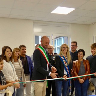 L'inaugurazione della nuova mensa delle scuole medie di Verzuolo (fotografie di Paola Ravazzi)