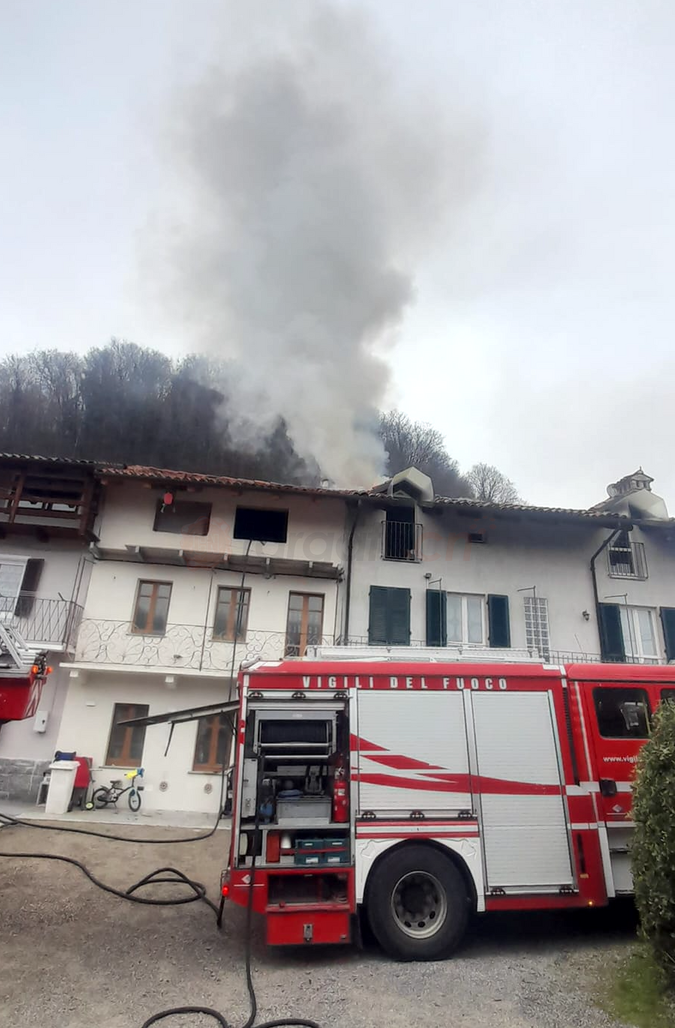 L'incendio in via San Carlo