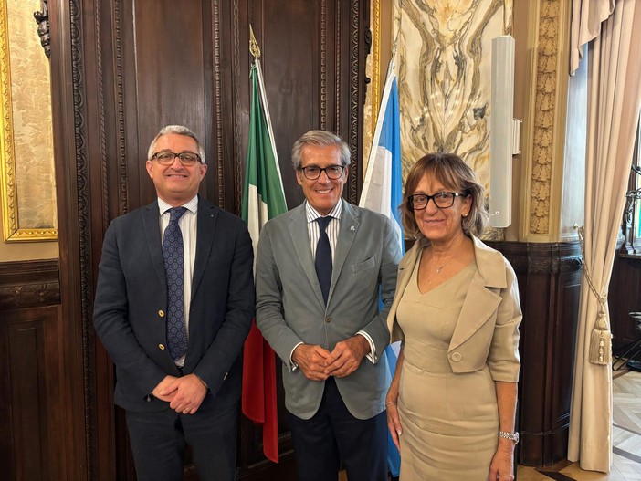 L'ambasciatore argentino in Italia Marcelo Martín Giusto in visita a Cuneo a giugno dell'anno scorso