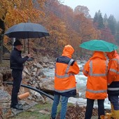 Tempesta Aline, la Regione in sopralluogo a Valdieri stima danni per 800mila euro